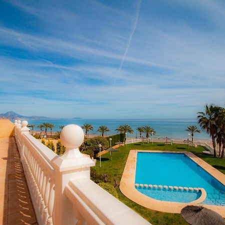 Lovely Apartment Beach Front & Pool El Campello Exterior foto