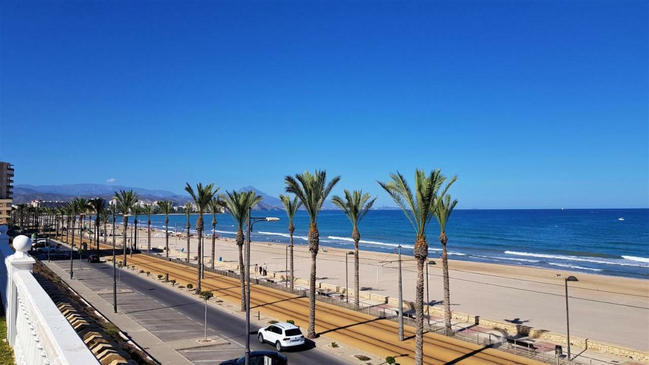 Lovely Apartment Beach Front & Pool El Campello Exterior foto